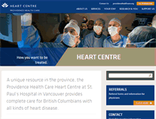 Tablet Screenshot of heartcentre.ca